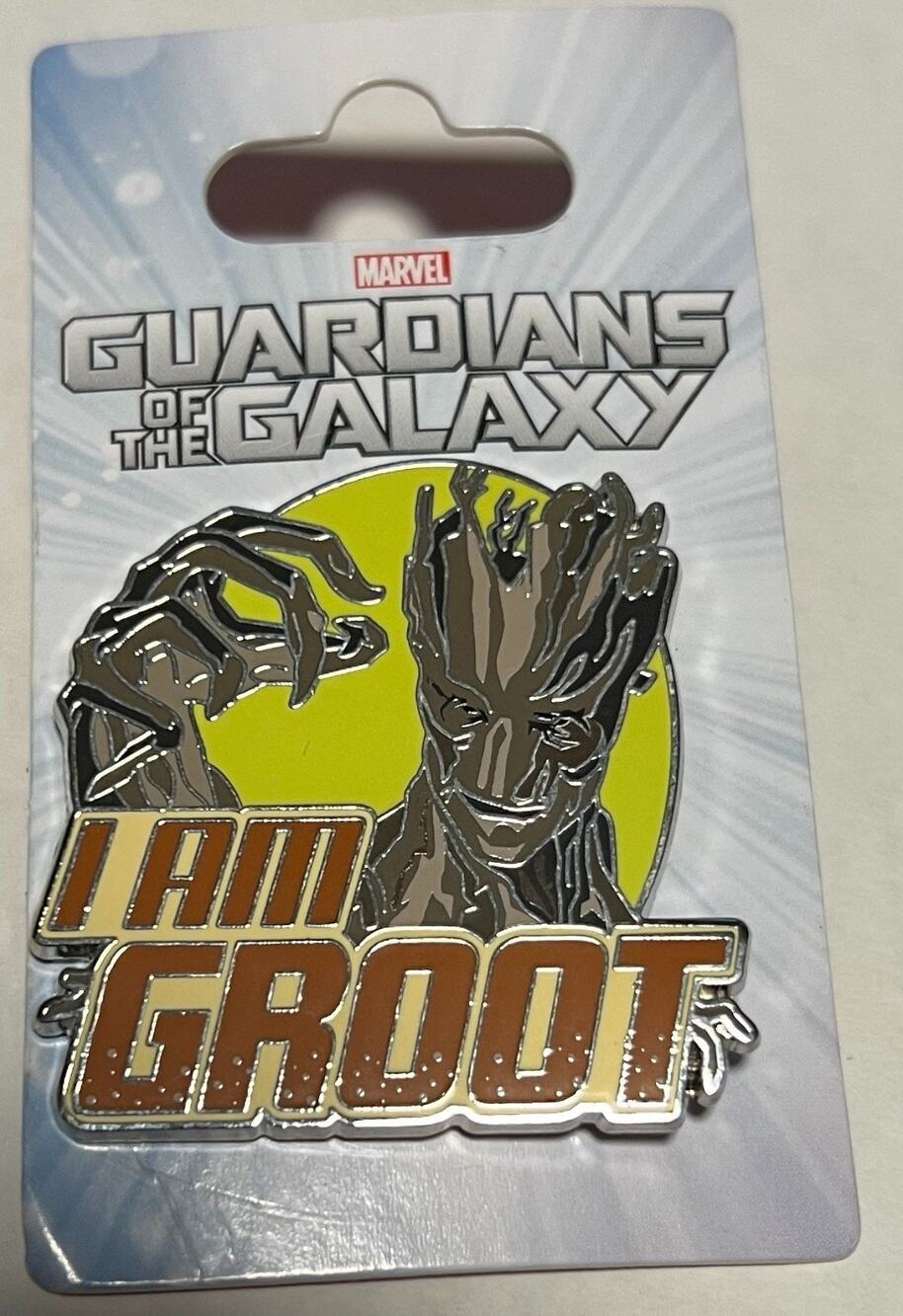 Marvel Guardians of the Galaxy Pin I Am Groot Enamel Collectible Disney Parks
